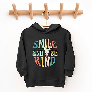 Mini Smiley Smile and Be Kind Aria - Toddler Hoodie