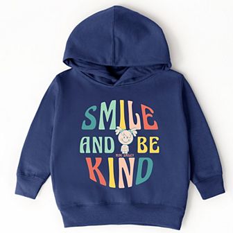 Mini Smiley Smile and Be Kind Aria - Toddler Hoodie