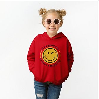 SmileyWorld It's A Good Day To Have A Good Day Circle - Toddler Hoodie