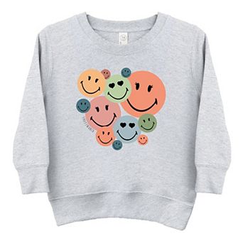 SmileyWorld Stacked Smiles - Toddler Graphic Sweatshirt