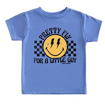 SmileyWorld Pretty Fly For A Little Guy - Toddler Short Sleeve Graphic T-Shirt