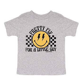 SmileyWorld Pretty Fly For A Little Guy - Toddler Short Sleeve Graphic T-Shirt