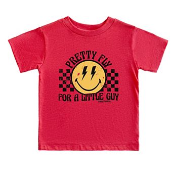 SmileyWorld Pretty Fly For A Little Guy - Toddler Short Sleeve Graphic T-Shirt