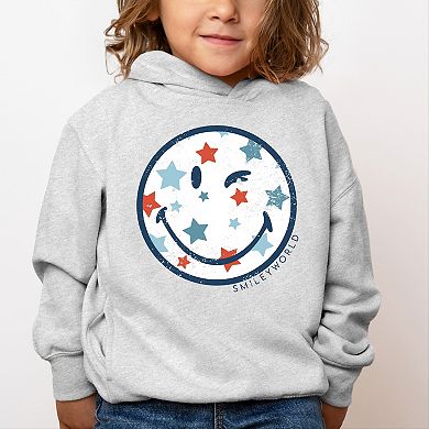 SmileyWorld Patriotic Star Wink - Toddler Hoodie