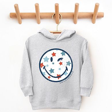 SmileyWorld Patriotic Star Wink - Toddler Hoodie