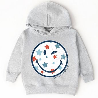 SmileyWorld Patriotic Star Wink - Toddler Hoodie