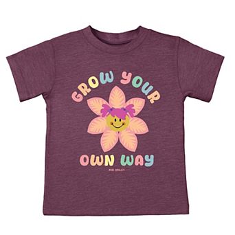 Mini Smiley Grow Your Own Way - Toddler Short Sleeve Graphic T-Shirt