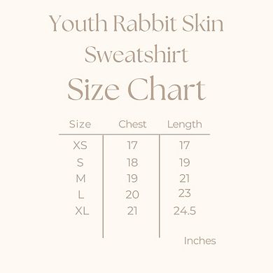 SmileyWorld Christmas Outline Heart - Youth Graphic Sweatshirt