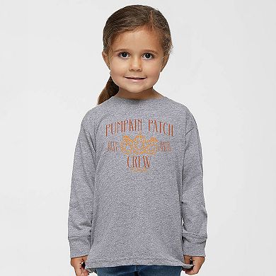 SmileyWorld Pumpkin Patch Crew - Toddler Long Sleeve Graphic Tee