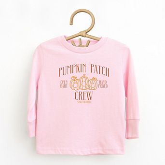 SmileyWorld Pumpkin Patch Crew - Toddler Long Sleeve Graphic Tee