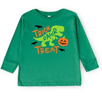 Trick Rawr Treat - Toddler Long Sleeve Graphic Tee