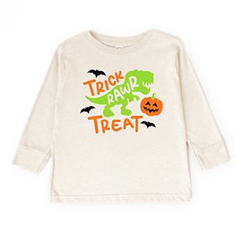 Trick Rawr Treat - Toddler Long Sleeve Graphic Tee