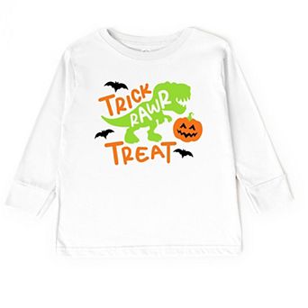 Trick Rawr Treat - Toddler Long Sleeve Graphic Tee