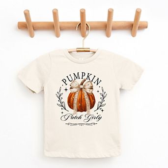 Coquette Pumpkin Patch Girly - Youth Short Sleeve Graphic T-Shirt