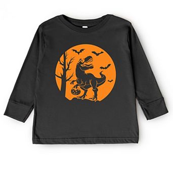 Dinosaur Moon - Toddler Long Sleeve Graphic Tee