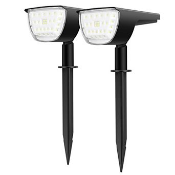 Solarek 32-LED Solar Spotlights, IP65 Waterproof Outdoor Security Lights with 3 Modes Auto On/Off
