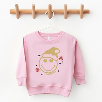 SmileyWorld Christmas Heart Eyes - Toddler Graphic Sweatshirt