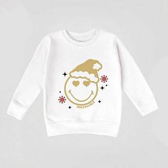 SmileyWorld Christmas Heart Eyes - Toddler Graphic Sweatshirt