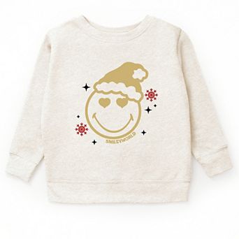 SmileyWorld Christmas Heart Eyes - Youth Graphic Sweatshirt