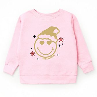 SmileyWorld Christmas Heart Eyes - Youth Graphic Sweatshirt