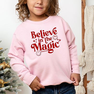 SmileyWorld Believe in Magic Sparkle - Toddler Graphic Sweatshirt