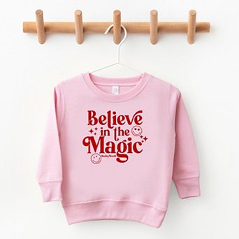 SmileyWorld Believe in Magic Sparkle - Toddler Graphic Sweatshirt