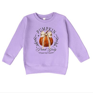 Coquette Pumpkin Patch Girly - Toddler Graphic Sweatshirt