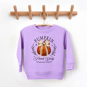 Coquette Pumpkin Patch Girly - Toddler Graphic Sweatshirt