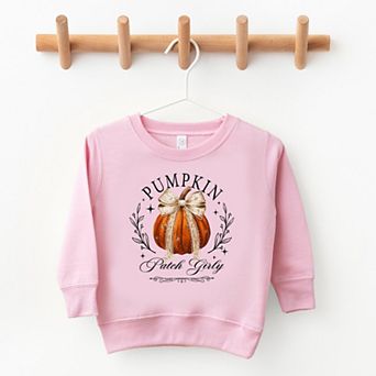 Coquette Pumpkin Patch Girly - Toddler Graphic Sweatshirt