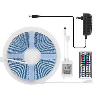 2-in-1 Holiday Projector Light Indoor/Outdoor, 10-Color Waves, 10 HD Slides, Remote Control