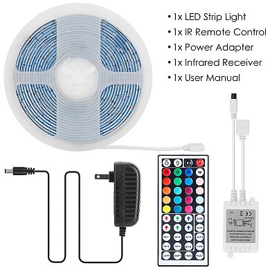 2-in-1 Holiday Projector Light Indoor/Outdoor, 10-Color Waves, 10 HD Slides, Remote Control