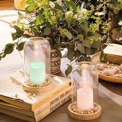 12 Pack RGB Flameless Votive Candles Flickering Tea Lights with Remote Timer
