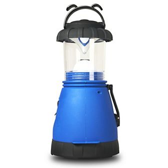 Camping Lantern with Hand Crank, Emergency Spotlight Light with Car Charger for Hiking & Outdoor Use