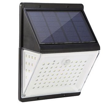 Solar Wall Lights 88 LEDs 120° Motion Sensor Sound Control 270° Illumination IP65 Waterproof
