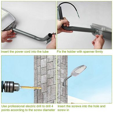 144LED Wall Pack Light, IP65 Waterproof Outdoor Lamp with Photocell Sensor for Garage