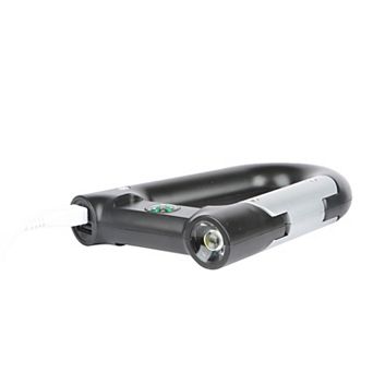 2200mAh Power Bank Carabiner-Shaped with Emergency Flashlight & Compass for Hiking & Camping