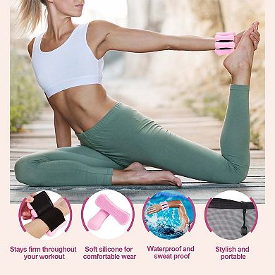 Adjustable Wrist and Ankle Weights Set