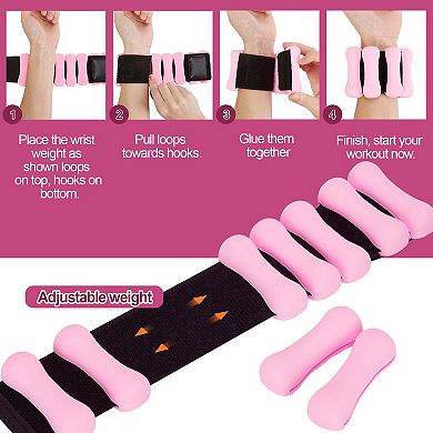 Adjustable Wrist and Ankle Weights Set