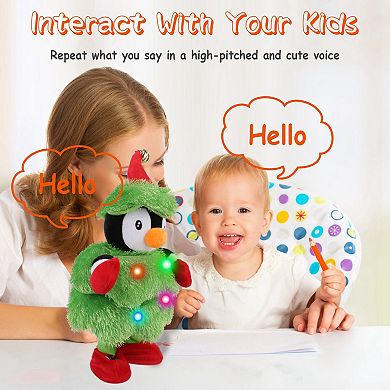 Electric Dancing Singing Plush Elk Interactive Toy That Talks, Sings, Dances, and Mimics for Kids