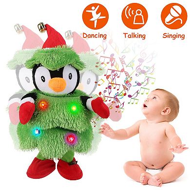 Electric Dancing Singing Plush Elk Interactive Toy That Talks, Sings, Dances, and Mimics for Kids
