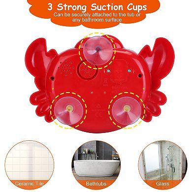 Frog Musical Bubble Bath Toy Toddler Bath Bubble Machine for Bathtubs