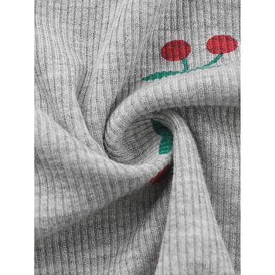 2 Packs Women's Pajama Bottoms Palazzo Print Lounge Elastic Waist Sleepwear Loose Wide Leg Pants