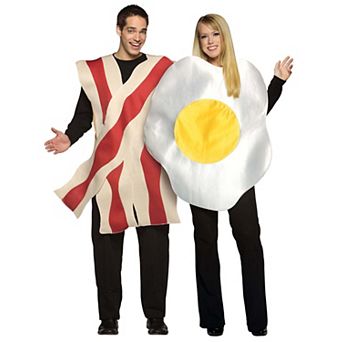 Bacon Wrap & Eggs Couples Costume Set, Adult OS