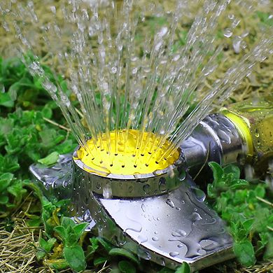 2Pcs Circular Spot Sprinklers 360° Lawn & Garden Watering with 30FT Coverage