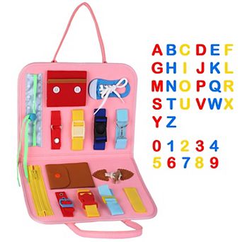 Kids Busy Board Sensory Activity Toy Montessori Learning & Educational Gift for Ages 1-6