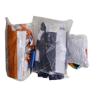 3 Pack Inflatable Pool Floats for Adults 1 Drink & Snack Float + 2 Water Hammocks with Mesh Pillow