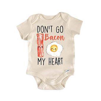 Bacon Egg Heart - Baby Boy Girl Clothes Infant Onesie® Funny Cute Newborn