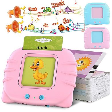 224 Words Kids Talking Flash Cards Electronic Learning Toy with Audio for Toddlers & Children