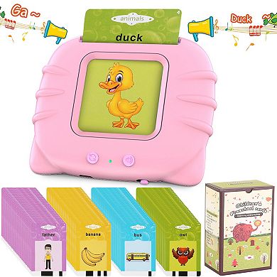 224 Words Kids Talking Flash Cards Electronic Learning Toy with Audio for Toddlers & Children