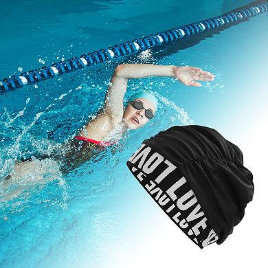 Elastic Pleated Style Swimming Cap 1 Pc 5.91"x9.45"